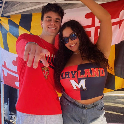 Maryland Terps Two Tone Tube Top
