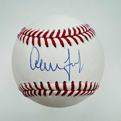 Autographed/Signed Aaron Judge Rawlings Official Major League Baseball ROML Fanatics COA