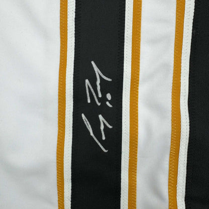 Autographed/Signed Corey Perry Anaheim White Hockey Jersey JSA COA