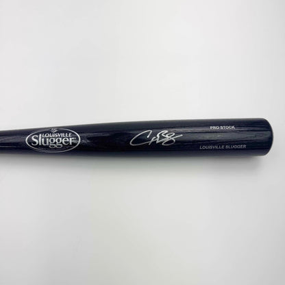 Autographed/Signed Alex Bregman Black Louisville Slugger Baseball Bat Beckett BAS COA