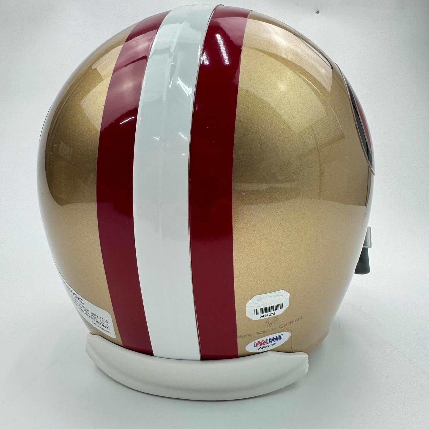 Autographed/Signed Colin Kaepernick San Francisco 49ers Full Size FS F/S Replica Football Helmet Fanatics COA