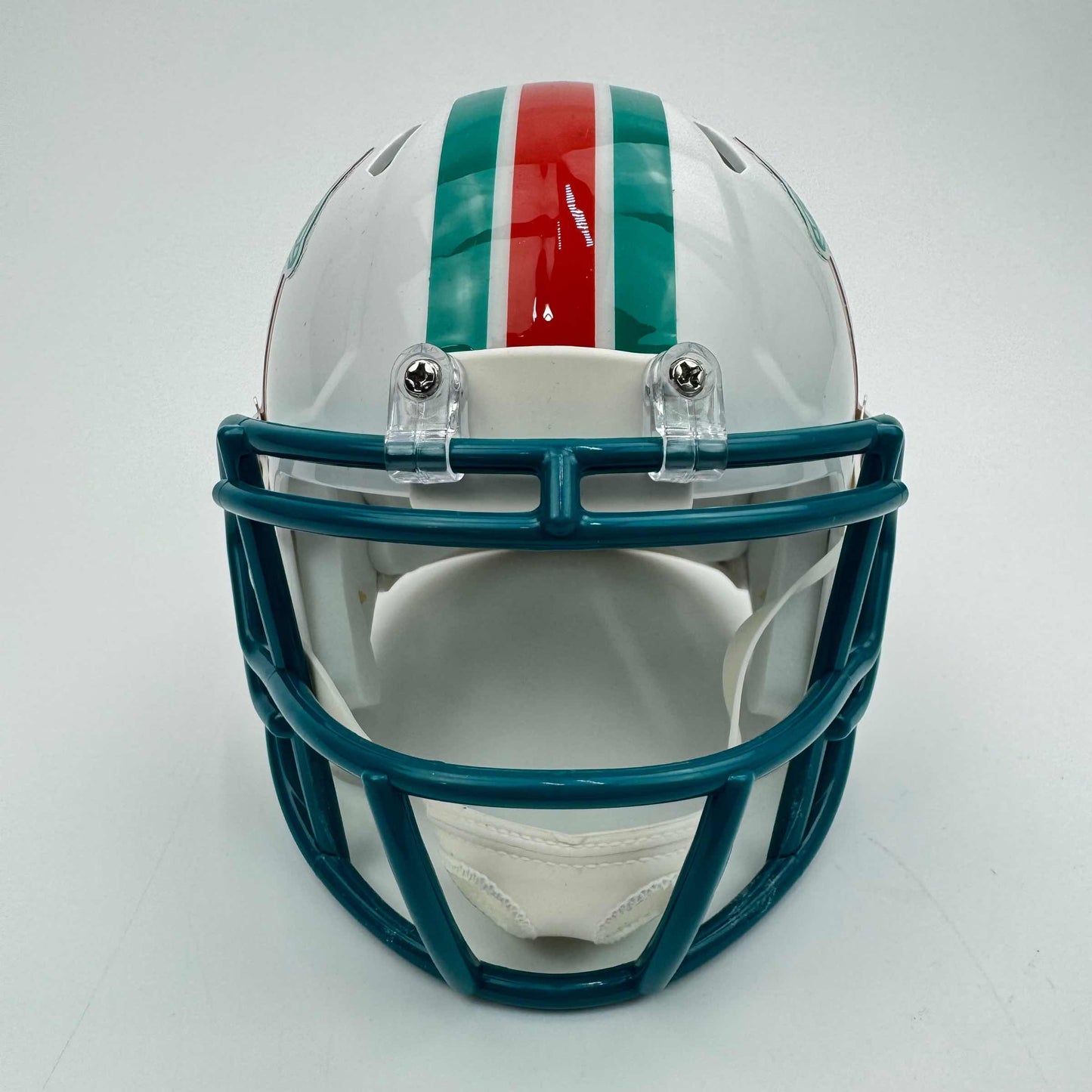 Autographed/Signed Dan Marino Miami Dolphins Mini Football Helmet Fanatics COA