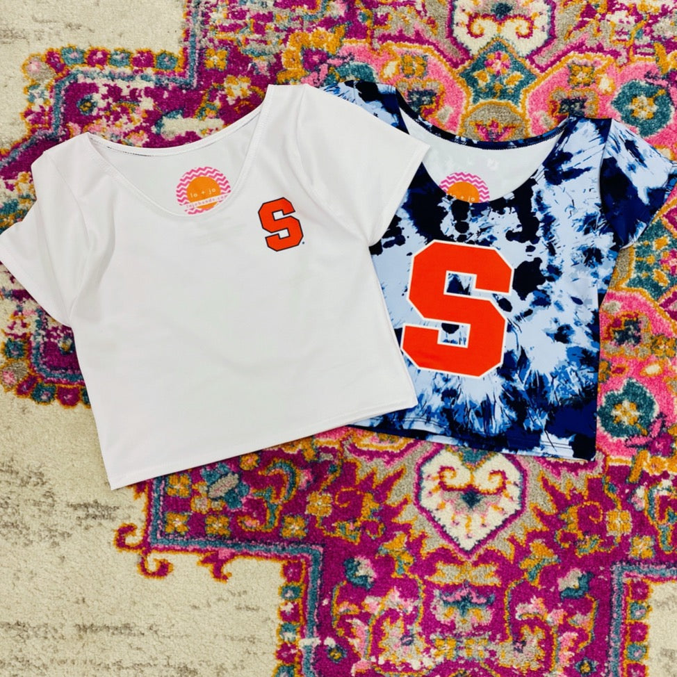 Syracuse Tie Dye Babydoll Tee