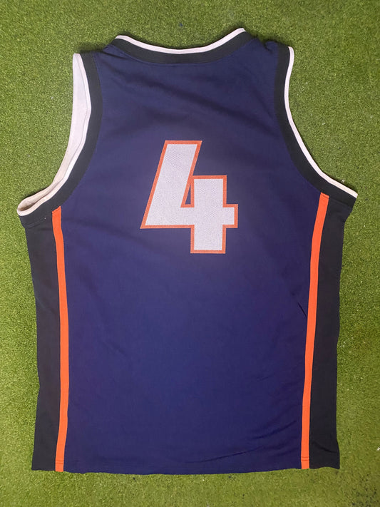 90s Illinois Fighting Illini - Vintage College Basketball Jersey (Medium)
