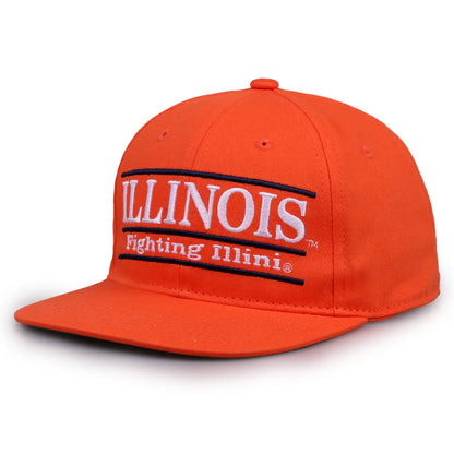 Illinois Fighting Illini Retro Bar Snapback Hat