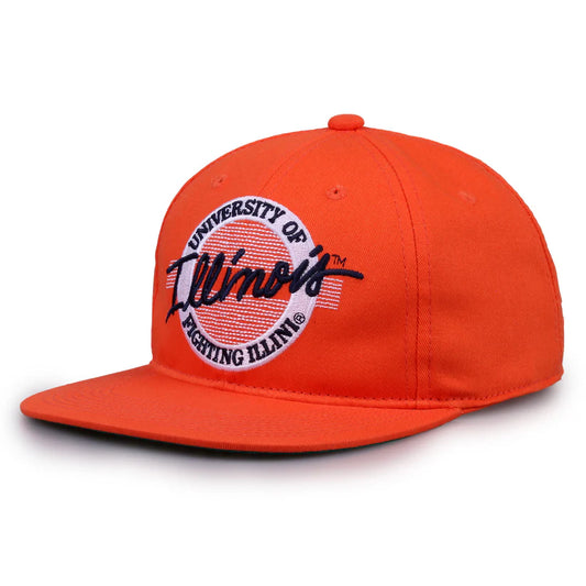 Illinois Fighting Illini Retro Circle Snapback Hat