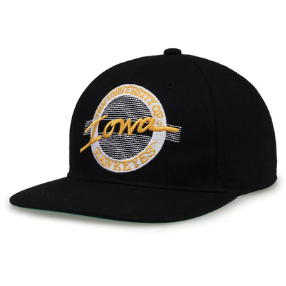 Iowa Hawkeyes Retro Circle Snapback Hat