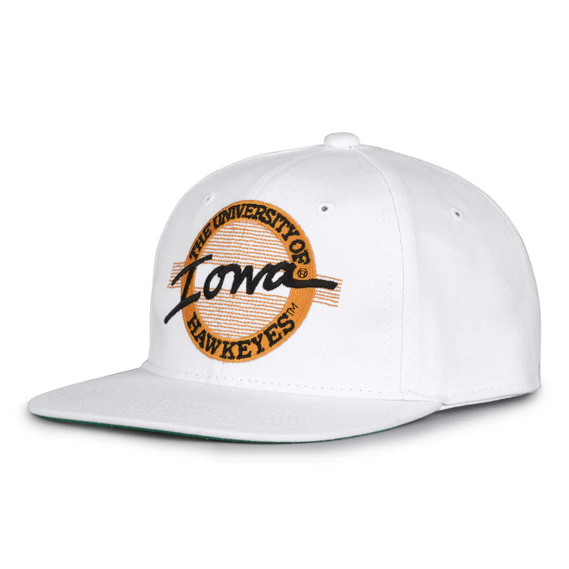 Iowa Hawkeyes Retro Circle Snapback Hat