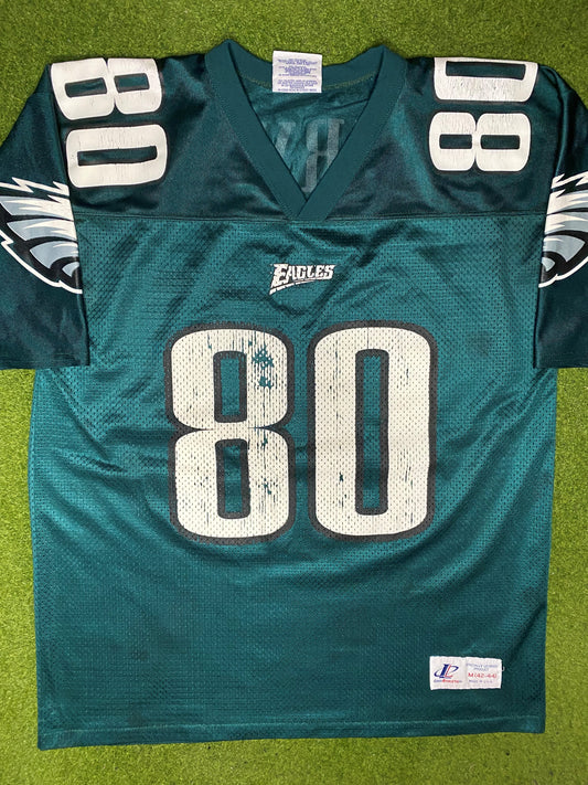 1996-1998 Philadelphia Eagles - Irving Fryar #80 - Vintage NFL Jersey (Medium) - Gametime Vintage