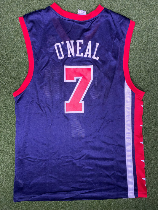 2003 Tournament of the Americas - Jermaine O'Neal #7 - Vintage USA Basketball Jersey (Medium)