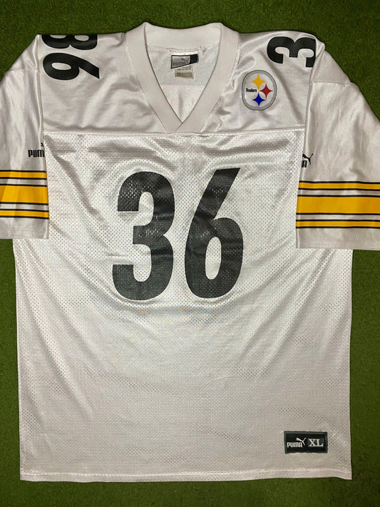 1996-2001 Pittsburgh Steelers - Jerome Bettis #36 - Vintage NFL Jersey (XL) - Gametime Vintage