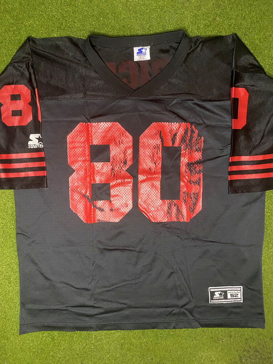 90s San Francisco 49ers - Jerry Rice #80 - Vintage NFL Jersey (52) - Gametime Vintage