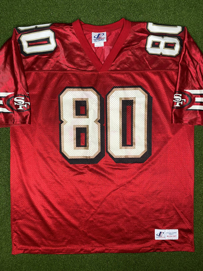 90s San Francisco 49ers - Jerry Rice #80 - Vintage NFL Jersey (XL)