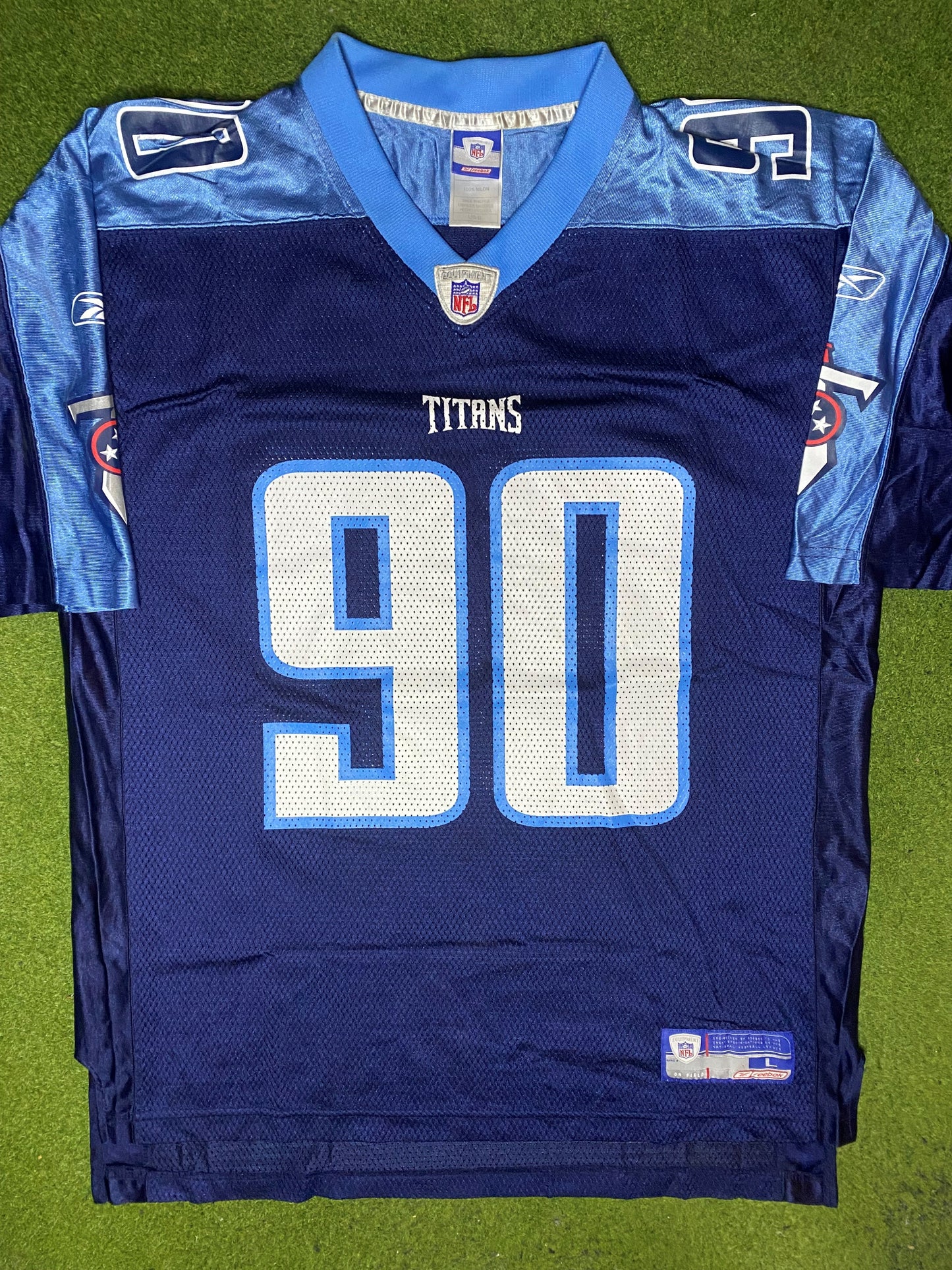 2002-2003 Tennessee Titans - Jevon Kearse #90 - Vintage NFL Jersey (Large) - Gametime Vintage