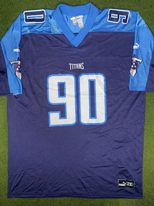 1999-2001 Tennessee Titans - Jevon Kearse #90 - Vintage NFL Jersey (2XL)