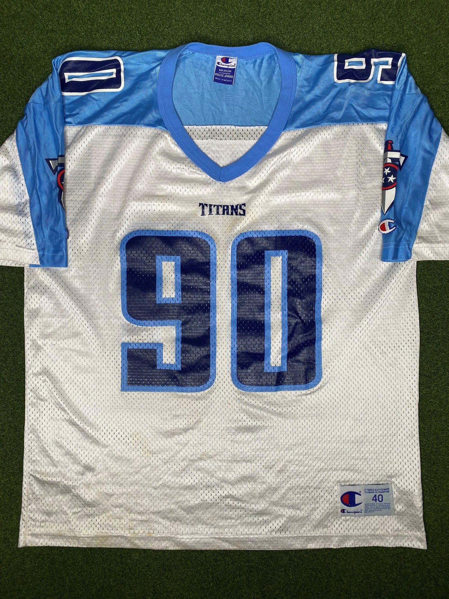 1999-2001 Tennessee Titans - Jevon Kearse #90 - Vintage NFL Jersey (40)