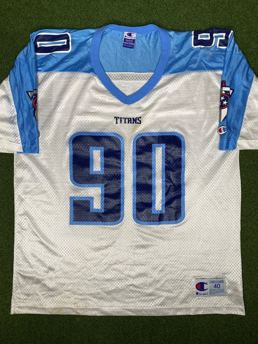 1999-2001 Tennessee Titans - Jevon Kearse #90 - Vintage NFL Jersey (40)