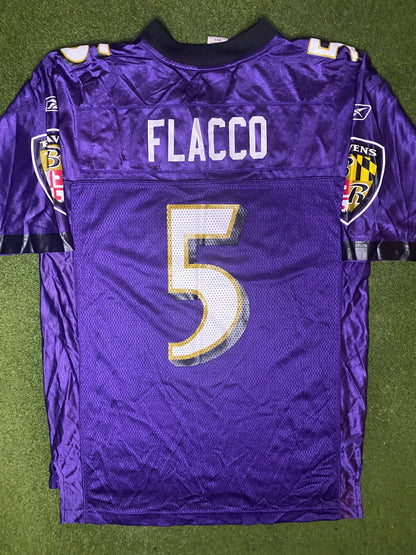 2008-2012 巴尔的摩乌鸦 - 乔·弗拉科 #5 - 复古NFL球衣 (中码)