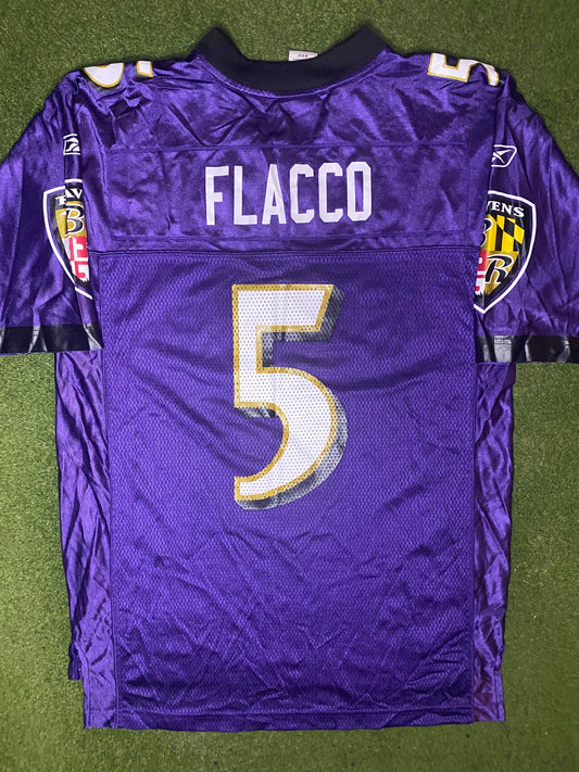 2008-2012 Baltimore Ravens - Joe Flacco #5 - Vintage NFL Jersey (Medium)