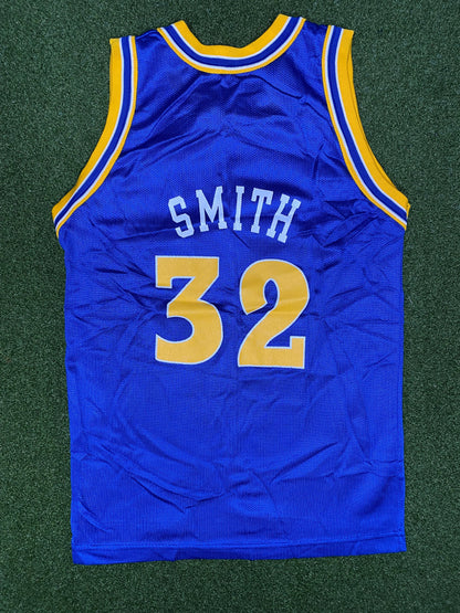 1995-1998 Golden State Warriors - Joe Smith #32 - Vintage NBA Jersey (Youth Medium)