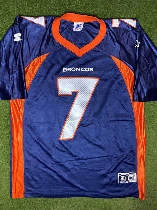 90s Denver Broncos - John Elway #7 - Starter - Vintage NFL Jersey (48) Gametime Vintage