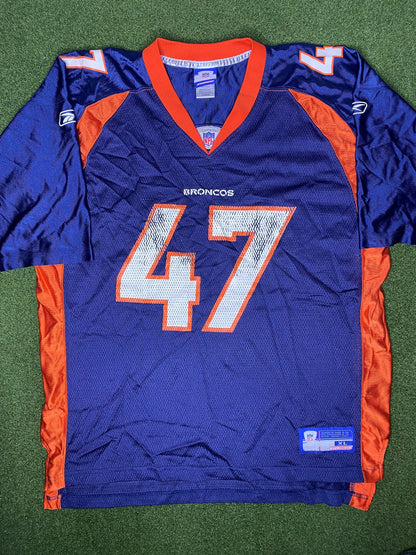 2004-2007 Denver Broncos - John Lynch #47 - Reebok - Vintage NFL Jersey (XL)