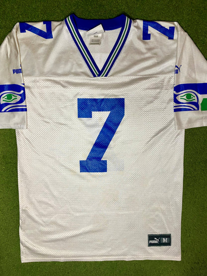 1997-2000 Seattle Seahawks - Jon Kitna #7 - Vintage NFL Jersey (Medium) - Gametime Vintage