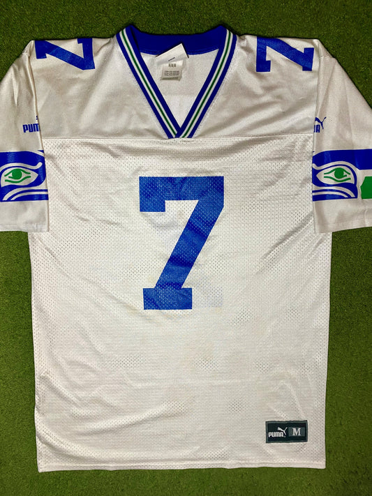 1997-2000 Seattle Seahawks - Jon Kitna #7 - Vintage NFL Jersey (Medium) - Gametime Vintage