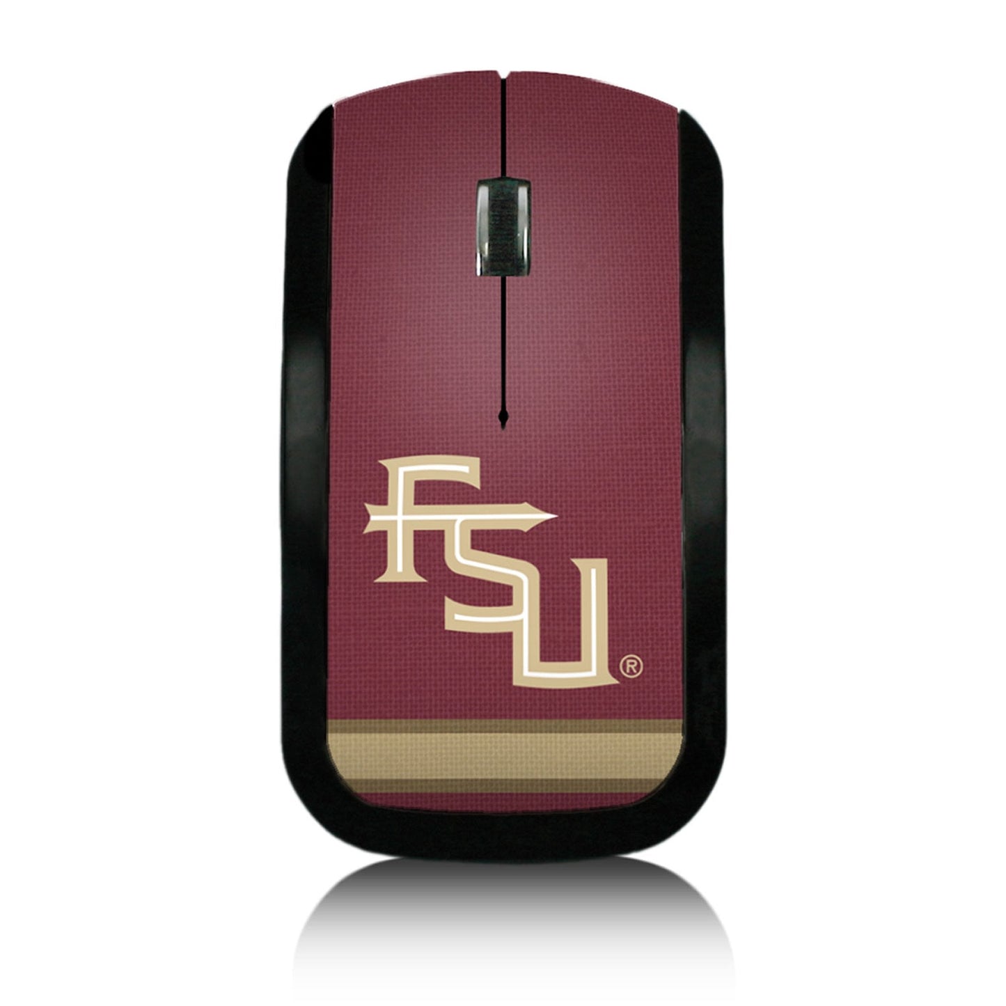 Florida State University Seminoles Athletic Wordmark Stripe Wireless Mouse