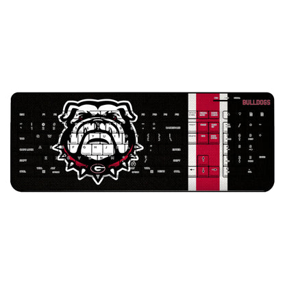 University of Georgia Bulldogs Uga Stripe Wireless USB Keyboard