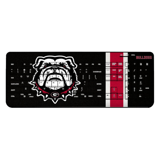 University of Georgia Bulldogs Uga Stripe Wireless USB Keyboard