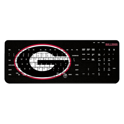 University of Georgia Bulldogs Solid Wireless USB Keyboard