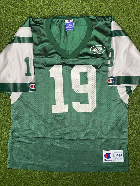 1996-1999 New York Jets - Keyshawn Johnson #19 - Vintage NFL Jersey (Youth Large)