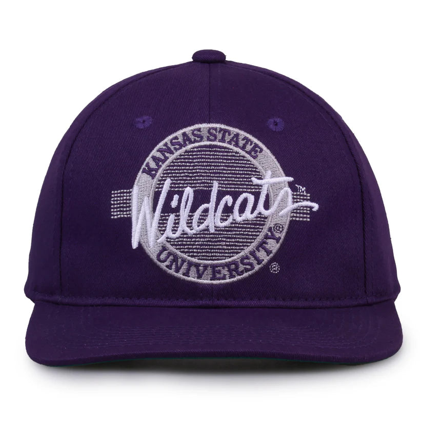 Kansas State Wildcats Retro Circle Snapback Hat