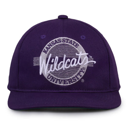 Kansas State Wildcats Retro Circle Snapback Hat