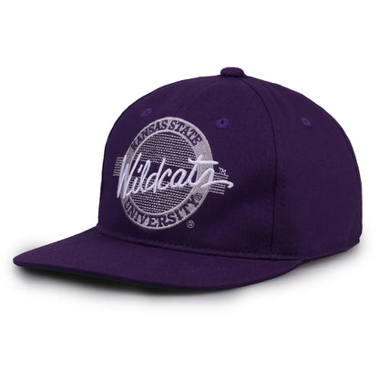 Kansas State Wildcats Retro Circle Snapback Hat