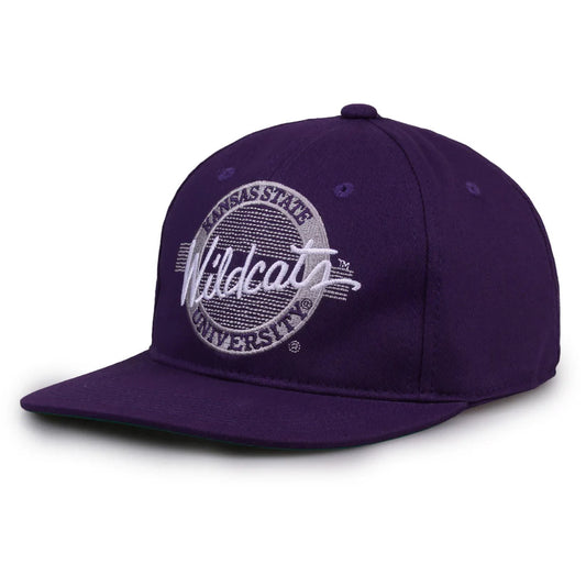 Kansas State Wildcats Retro Circle Snapback Hat