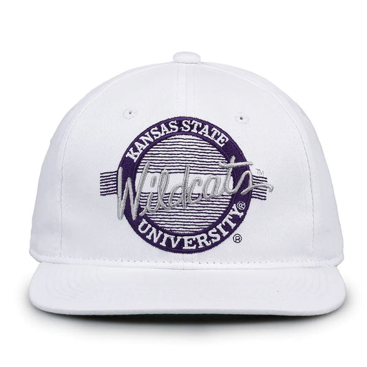 Kansas State Wildcats Retro Circle Snapback Hat