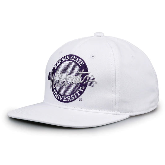 Kansas State Wildcats Retro Circle Snapback Hat
