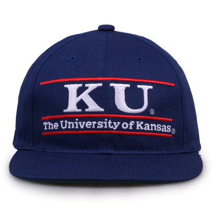 Kansas Jayhawks Retro Bar Snapback Hat