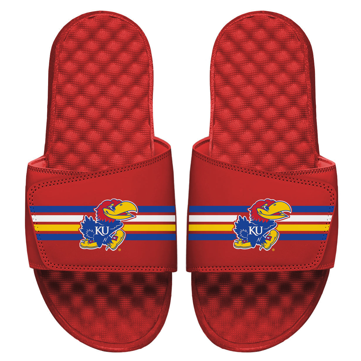 Kansas Varsity Stripes Slides