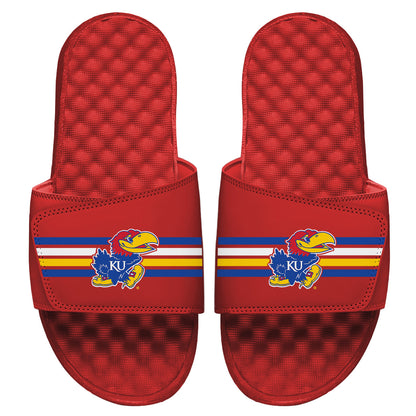 Kansas Varsity Stripes Slides