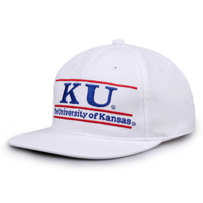 Kansas Jayhawks Hat Retro Bar Snapback Hat