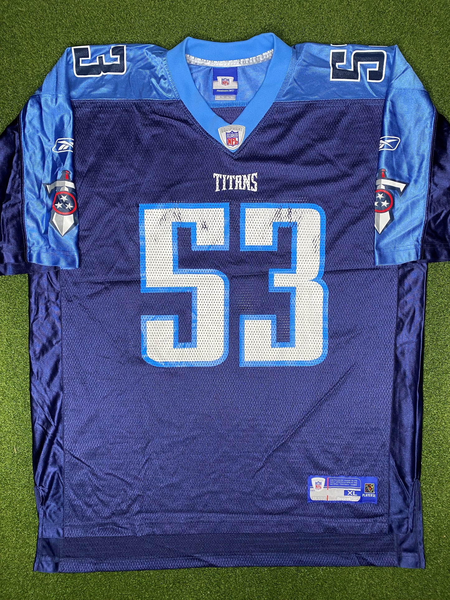 2002-2009 Tennessee Titans - Keith Bullock #53 - Vintage NFL Jersey (XL)
