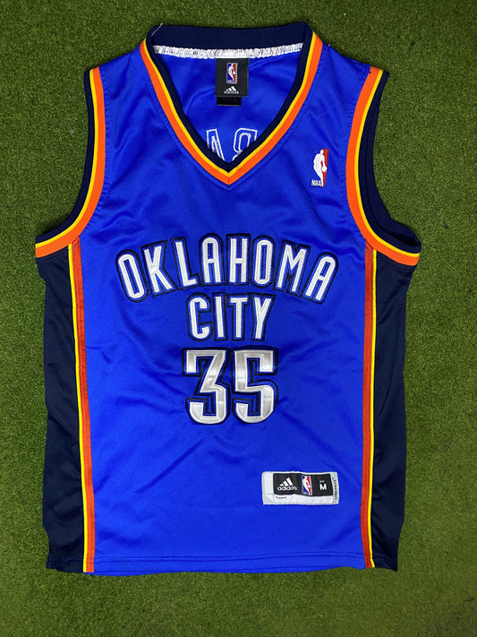 00s Oklahoma City Thunder - Kevin Durant #35 - Adidas Stitched - Vintage NBA Jersey (Medium) 