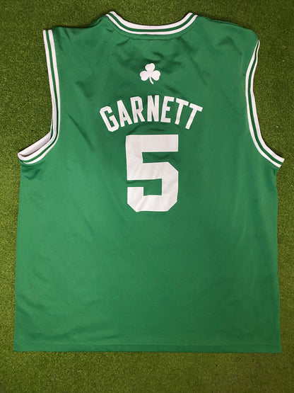 2007-2013 Boston Celtics - Kevin Garnett #5 - Adidas - Vintage NBA Jersey (2XL) 