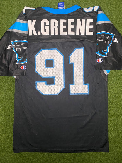 1996 Carolina Panthers - Kevin Greene #91 - Vintage NFL Jersey (40)