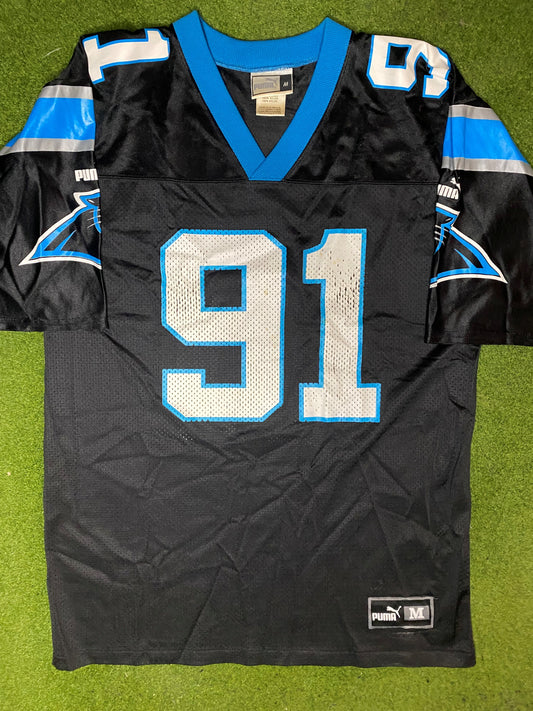 90s Carolina Panthers - Kevin Greene #91 - Puma - Vintage NFL Jersey (Medium) Gametime Vintage