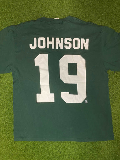 1998 New York Jets - Keyshawn Johnson - Vintage NFL Player Tee Shirt (XL)