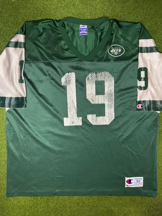1996-1999 New York Jets - Keyshawn Johnson #19 - Vintage NFL Jersey (2XL) - Gametime Vintage